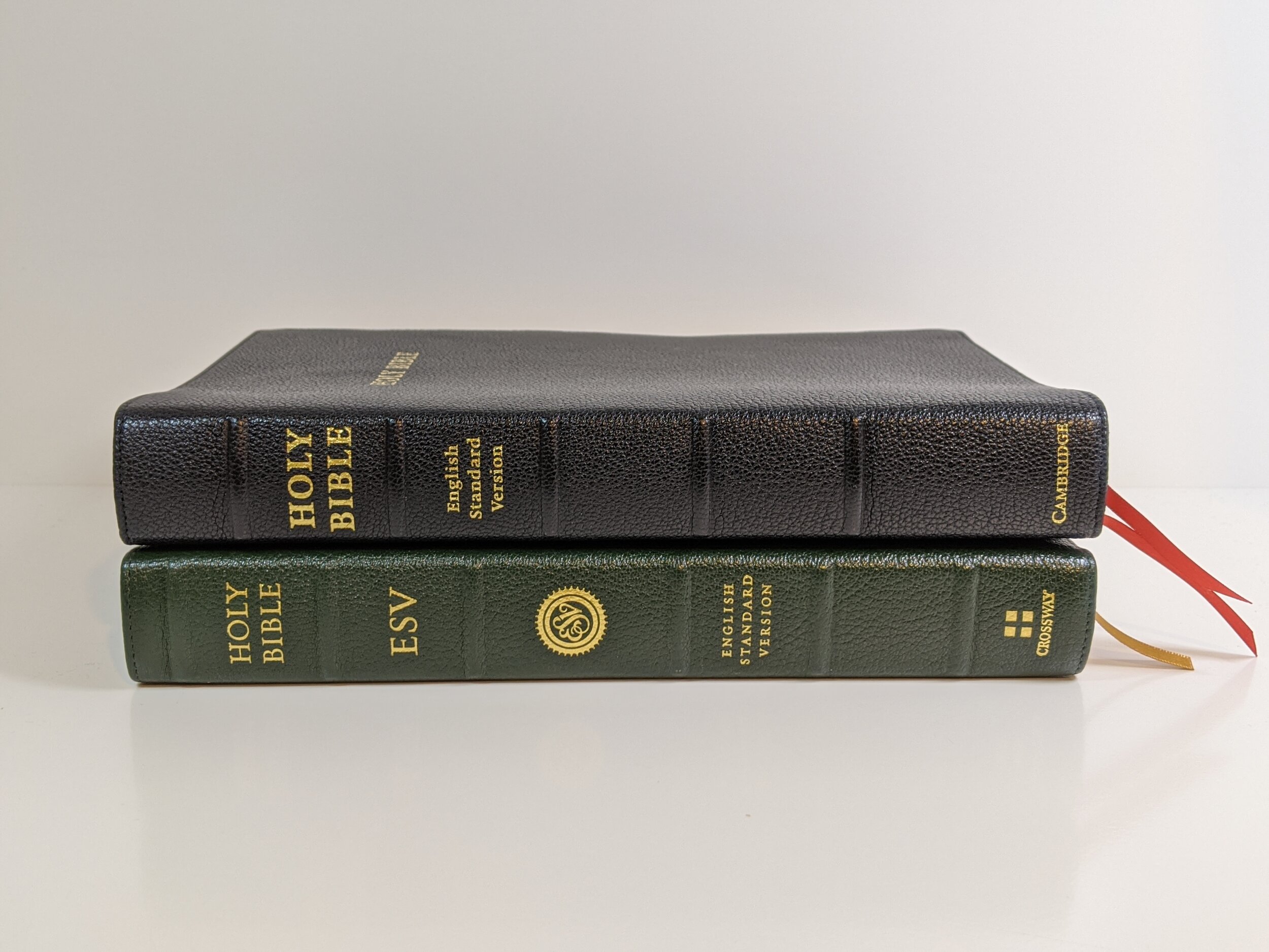  Topaz - top ESV Heirloom Legacy - bottom 