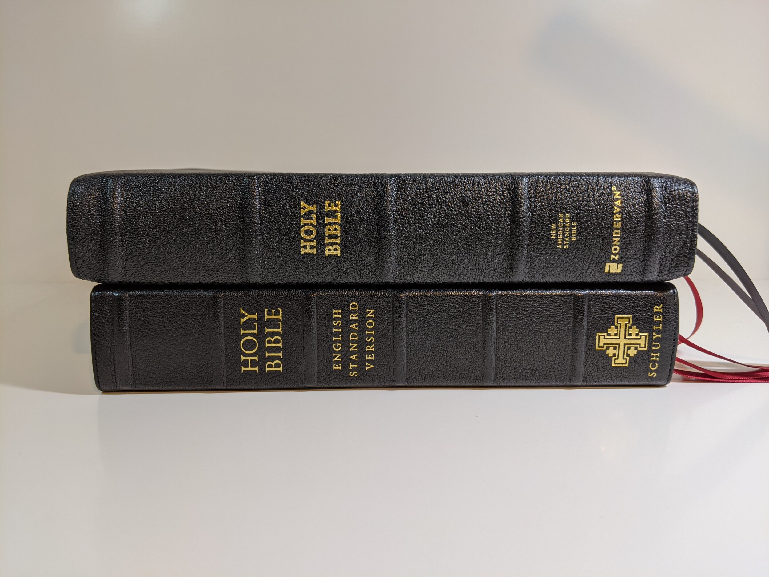  top - Zondervan SCR bottom - Schuyler Credo Quentel 