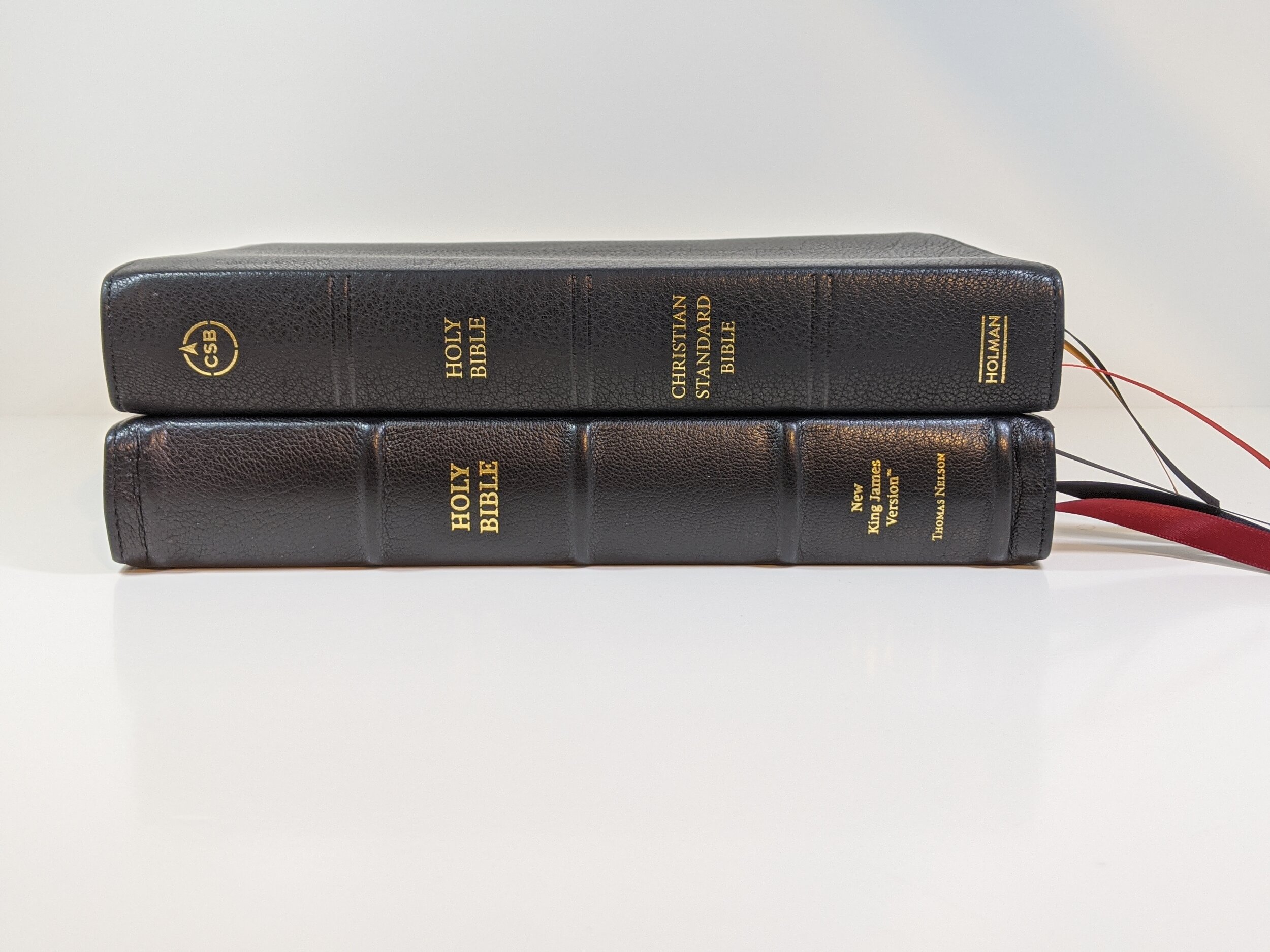  top - CSB VbV bottom - Thomas Nelson NKJV VbV 