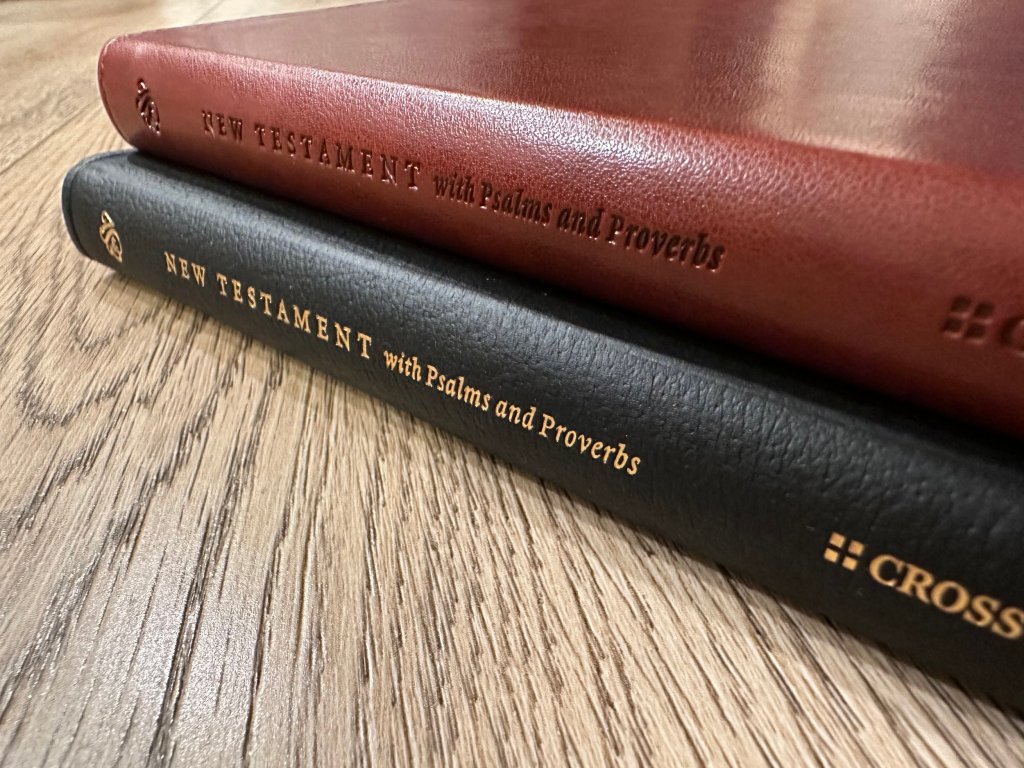 The ESV New Testament with Psalms and Proverbs in TruTone and Genuine&nbsp;Leather